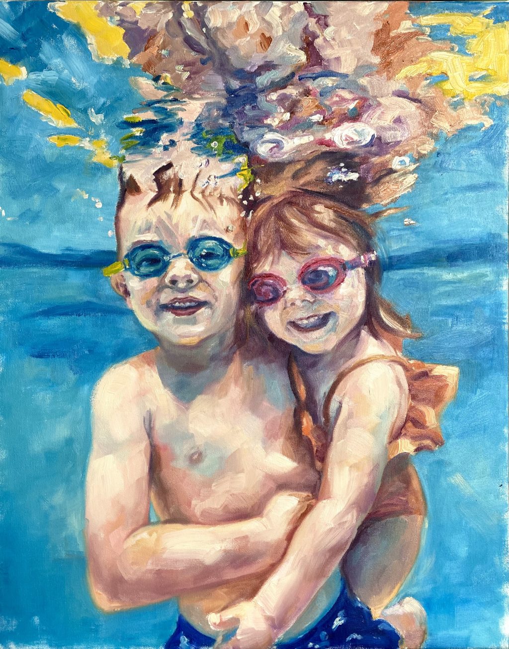 16x20 alla prima portrait painting